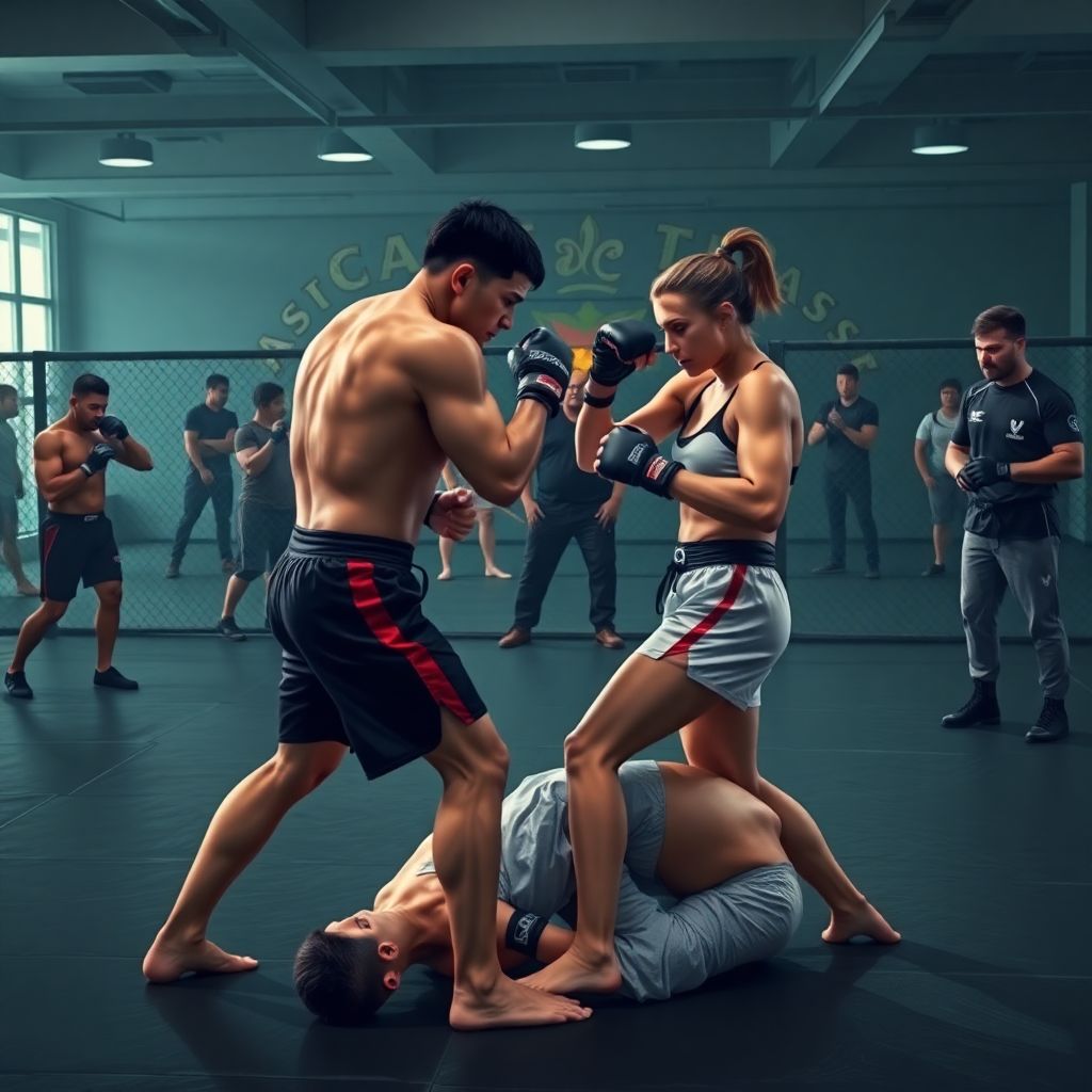 Как грамотно сочетать борьбу и ударку в ММА: базовые принципы стиля