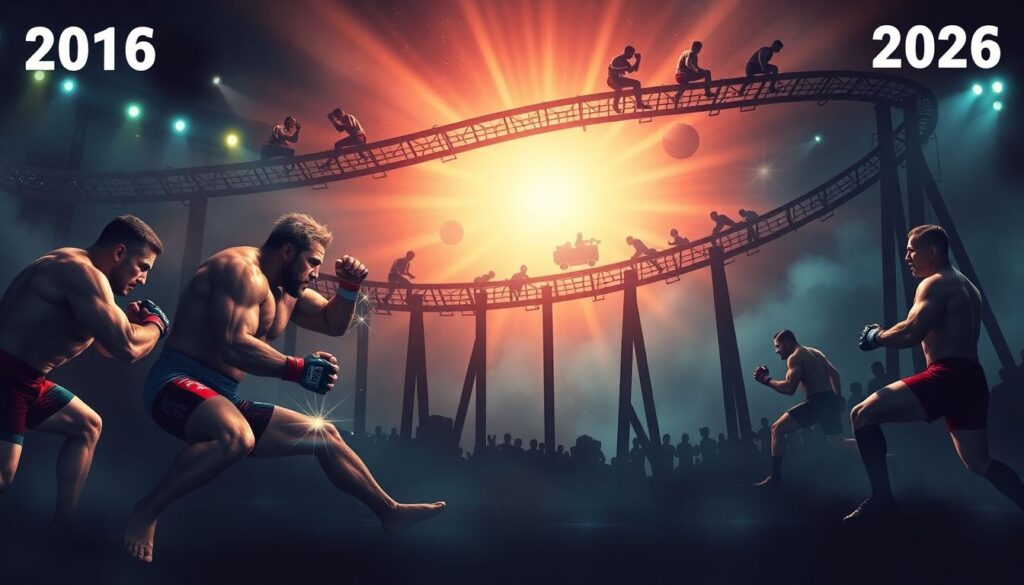 Как менялся стиль боёв в ММА за последние 10 лет: от грэпплинга к ударке и обратно - иллюстрация