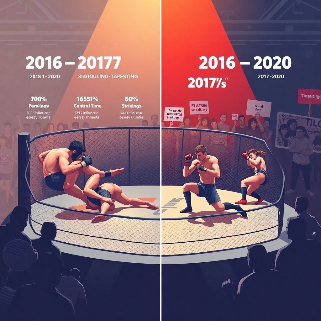 Эволюция стиля боёв в ММА за 10 лет: от грэпплинга к ударке и обратно