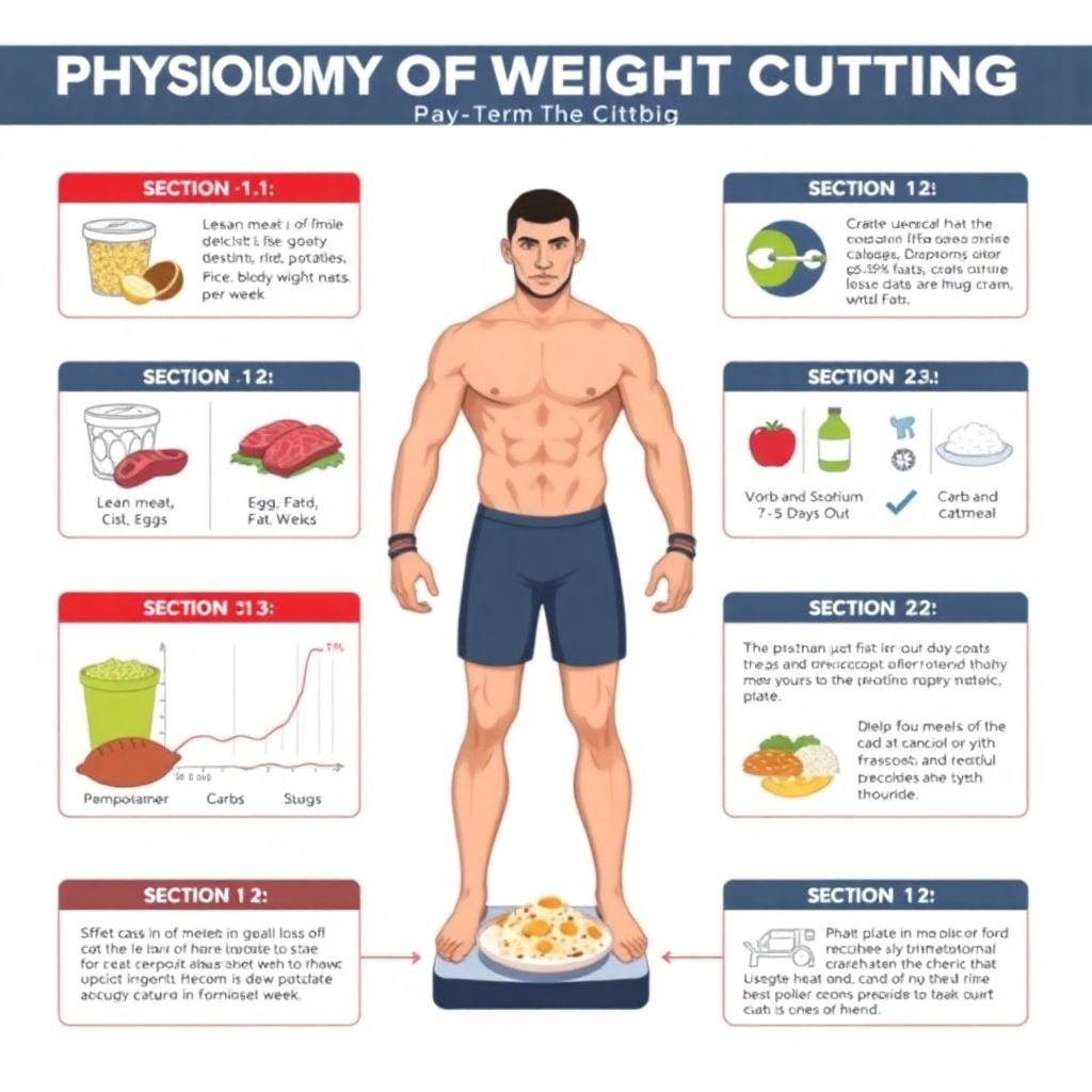 Диета и сгонка веса перед боем: как не потерять силу и выносливость