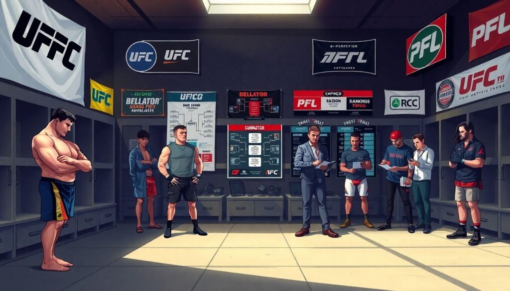 Сравнение ММА-лиг: UFC, Bellator, PFL и топовые российские промоушены - иллюстрация