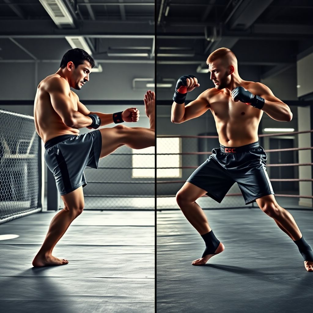 Сравнение стилей: как борцу освоить ударную школу и ударнику адаптироваться к борьбе