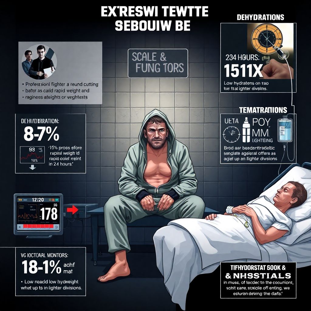 Питание и сгонка веса в ММА: безопасные и опасные методы для бойцов