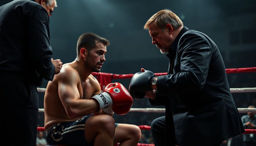 Секреты угла: роль секундантов и тренеров во время боя - иллюстрация