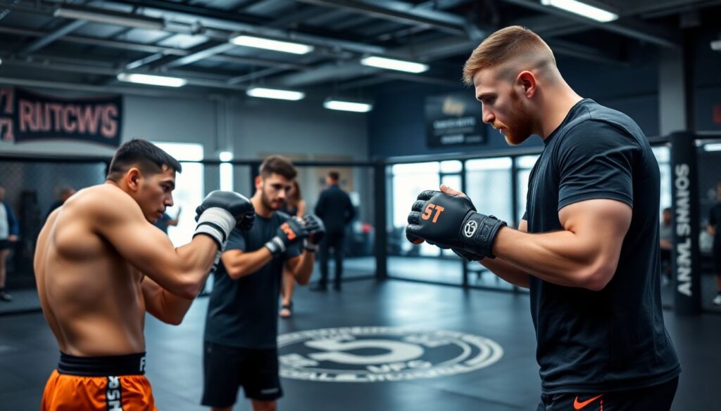 Сравнение стилей: борьба vs ударка - какой базовый стиль эффективнее в ММА - иллюстрация