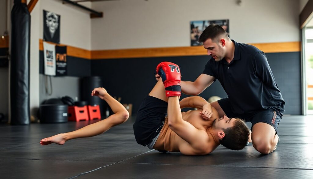 Сравнение стилей: борьба vs ударка - какой базовый стиль эффективнее в ММА - иллюстрация